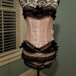 Corset with matching lace Skirt